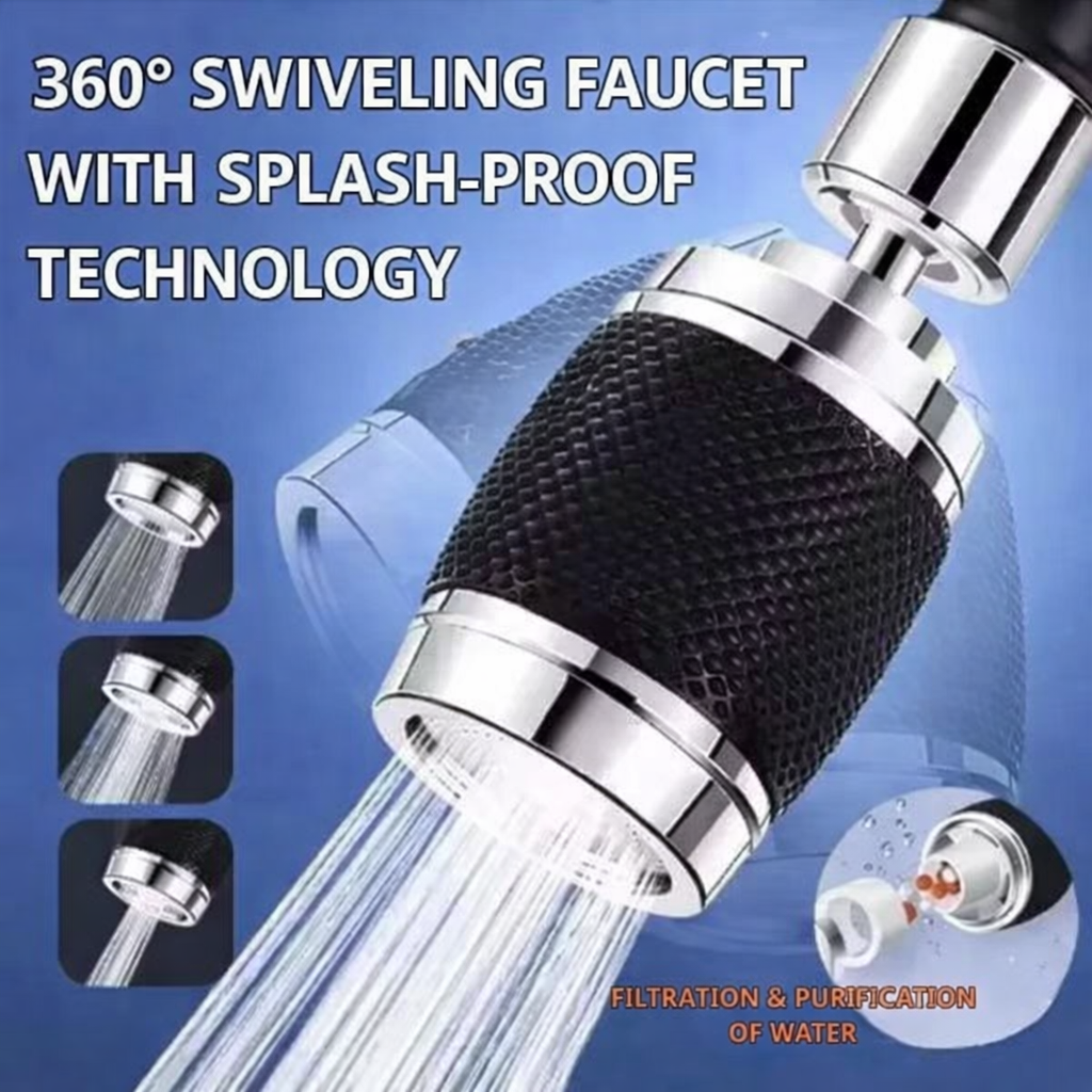 360° Rotating Faucet Extender Adapter | Swivel Sprayer for Easy Kitchen Cleaning