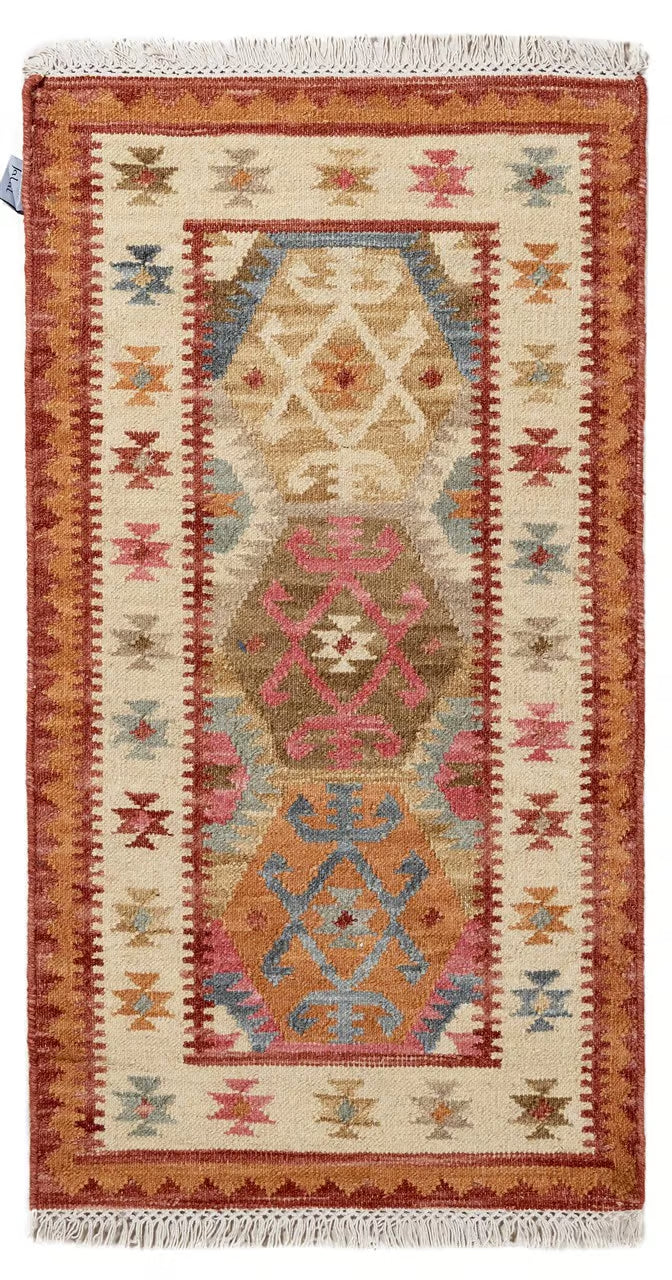 Tappeto Kilim Kaban - stile etnico lana intrecciata a mano