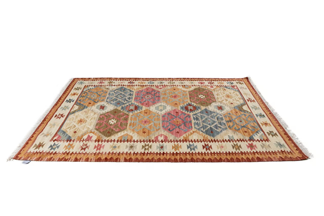 Tappeto Kilim Kaban - stile etnico lana intrecciata a mano