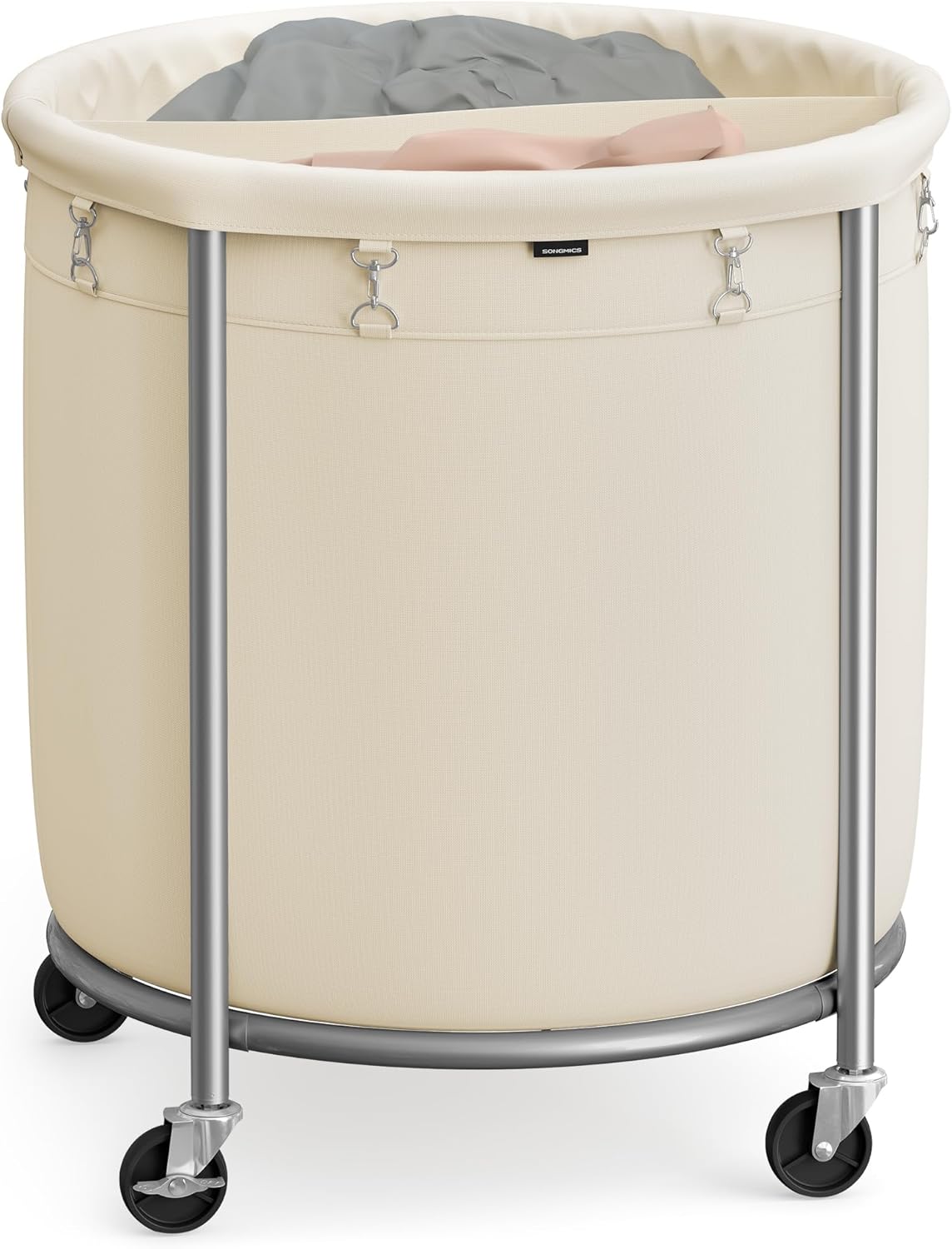 Heavy-Duty Rolling Laundry Basket Extra Large Storage Cart