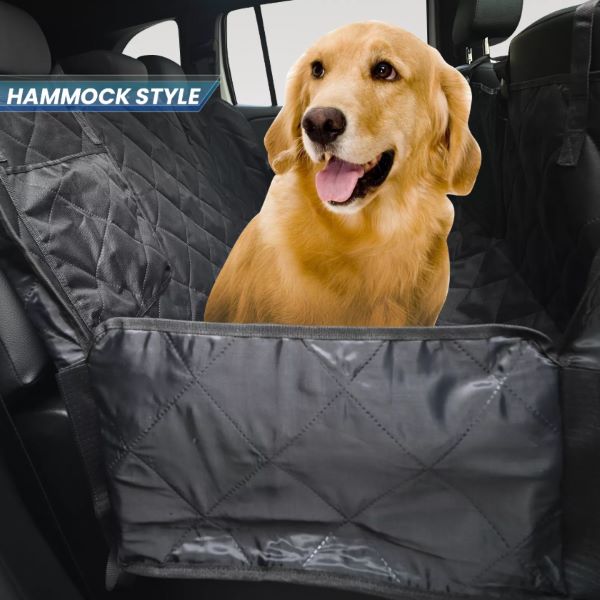 Waterproof Dog Car Seat Cover for Back Seat Pet Protector