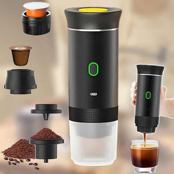 3-in-1 Portable Espresso Coffee Machine for Camping Travel Office