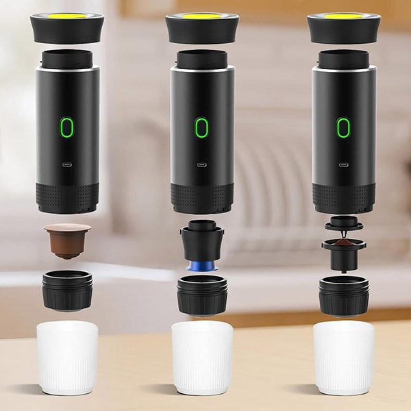 3-in-1 Portable Espresso Coffee Machine for Camping Travel Office