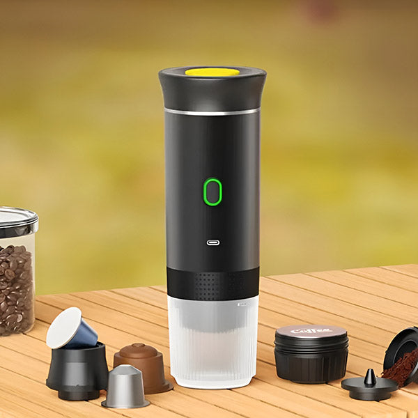 3-in-1 Portable Espresso Coffee Machine for Camping Travel Office