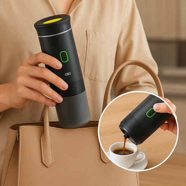 3-in-1 Portable Espresso Coffee Machine for Camping Travel Office