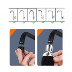 360° Rotating Faucet Extender Adapter | Swivel Sprayer for Easy Kitchen Cleaning