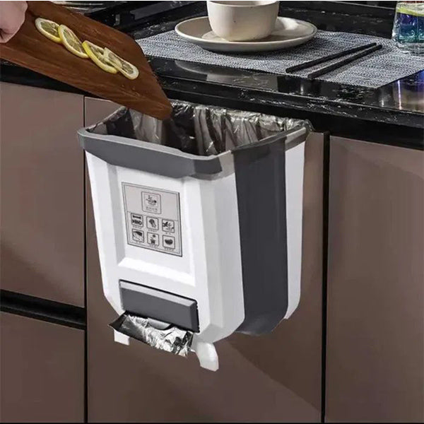 Foldable Kitchen Trash Bin Collapsible Waste Bin for Home