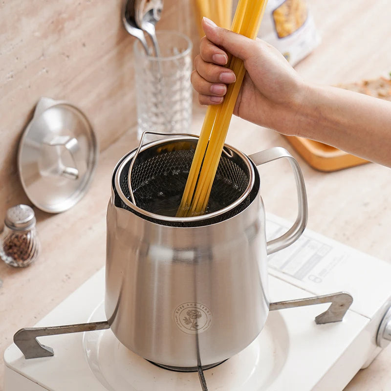 Heavy Duty Stainless Steel Deep Fryer with Large Capacity
