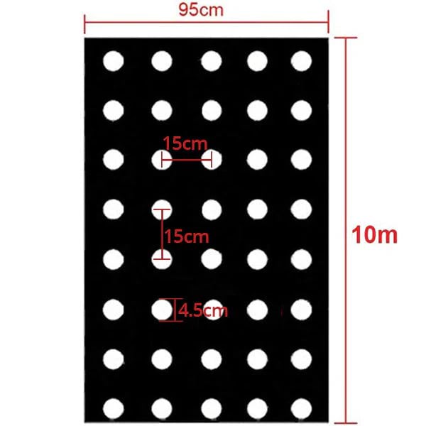 0.95x10m Weed Mat for Garden Stop Weeds Growing Without Chemicals