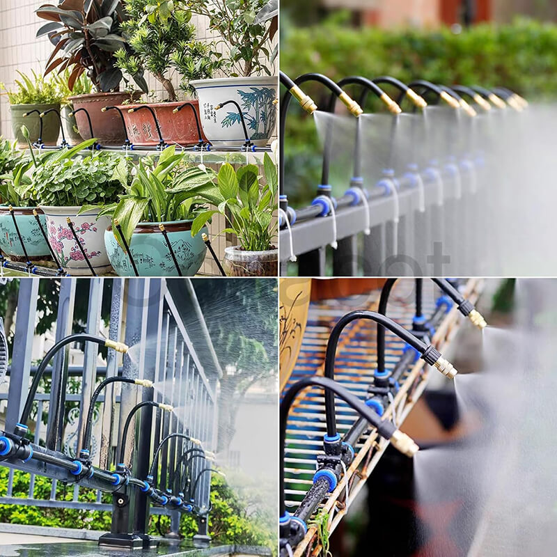 360° Drip Irrigation Kit with Flexible Hose