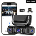 4-Channel 360° Dash Cam | All-Around Protection & Worry-Free Driving Recording