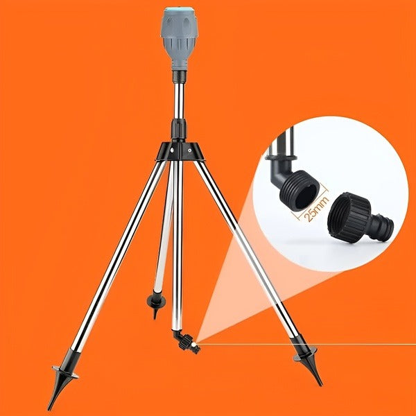 Rotating Tripod Sprinkler | Adjustable Watering for Lawn & Garden
