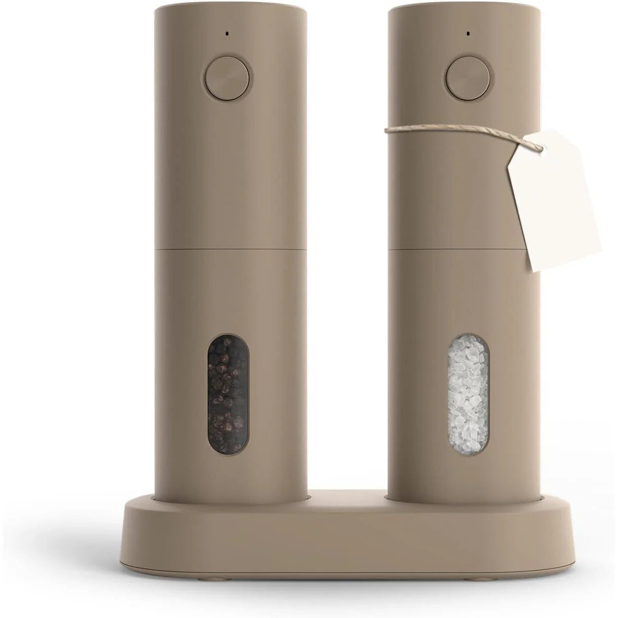 Automatic Electric Salt & Pepper Grinder Set | USB Rechargeable, LED Light & Adjustable Coarseness