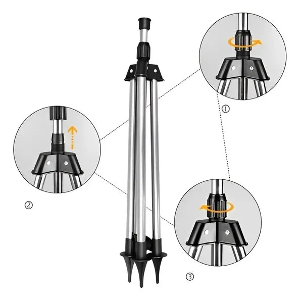 Rotating Tripod Sprinkler | Adjustable Watering for Lawn & Garden
