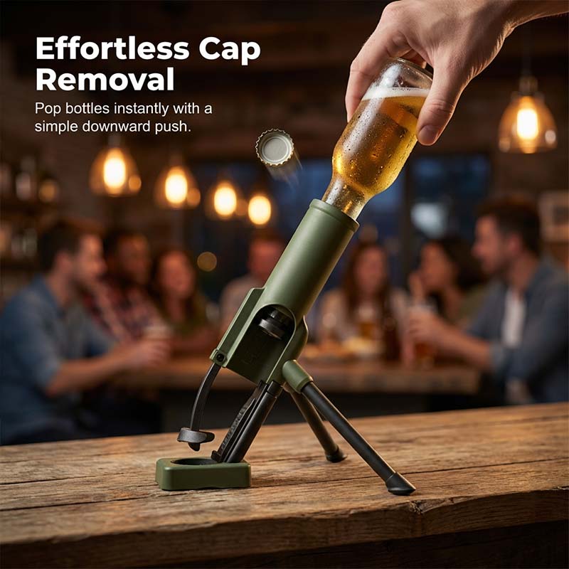 Grenade Shaped Bottle Opener | Novelty Beer Opener for Bar & Home
