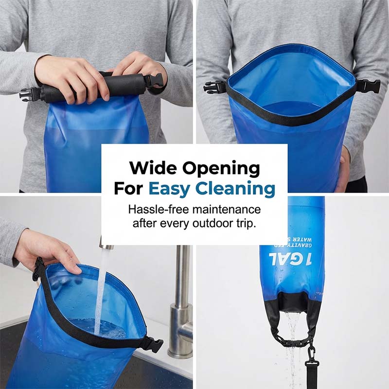 Portable Gravity Water Filter System for Outdoor Camping Hiking